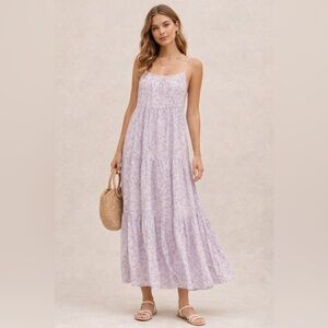 NWOT Peony aftersun linen dress